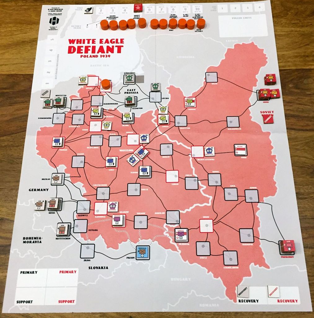 Game set-up - September 1st 1939