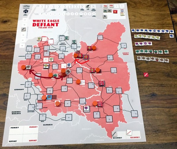 Turn 9: VPs at 12. Epic end to polish resistance. For almost 5 weeks two enemies were repulsed but then the defense collapsed.