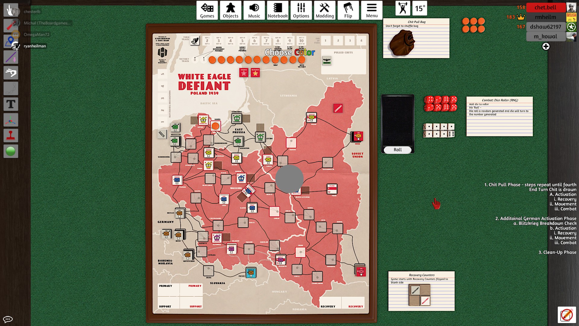 The TTS module for the game looked really splendid.