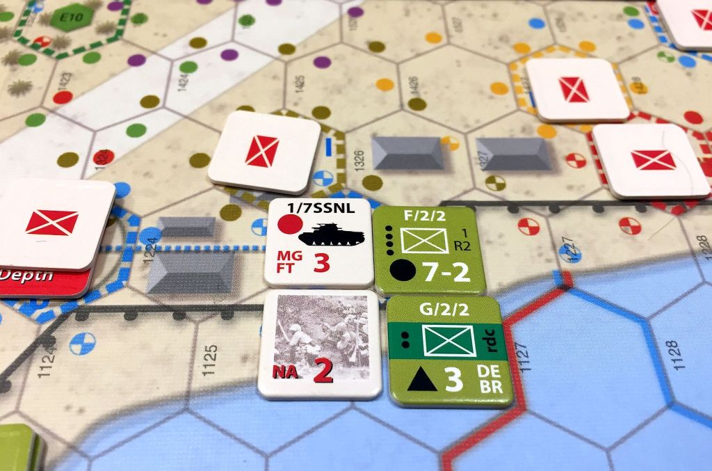 Japanese forces were eager to counter attack - above Tank attacking my forces.