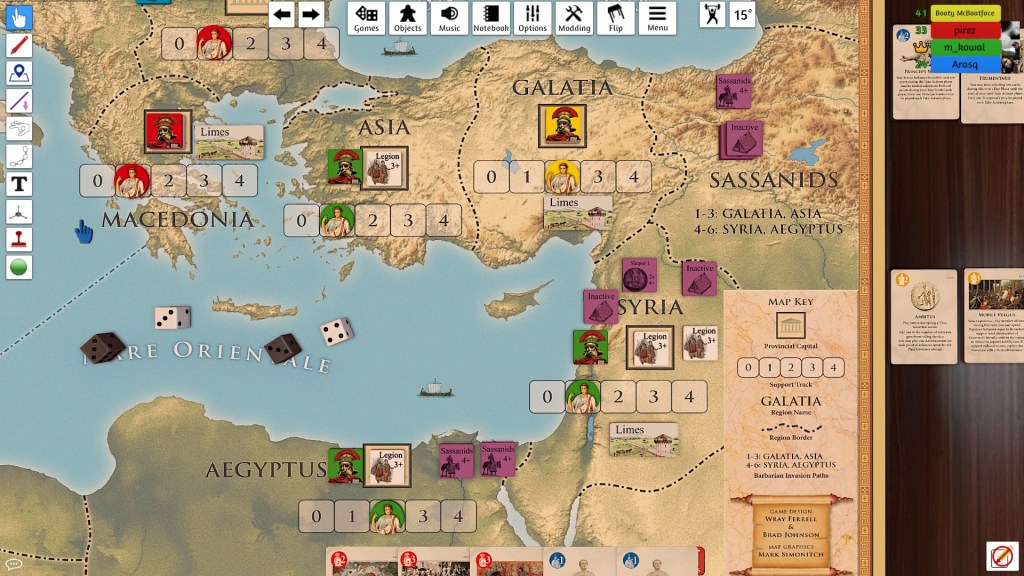 The situation in the East was complicated by the Sassanids. Tough times for my country.