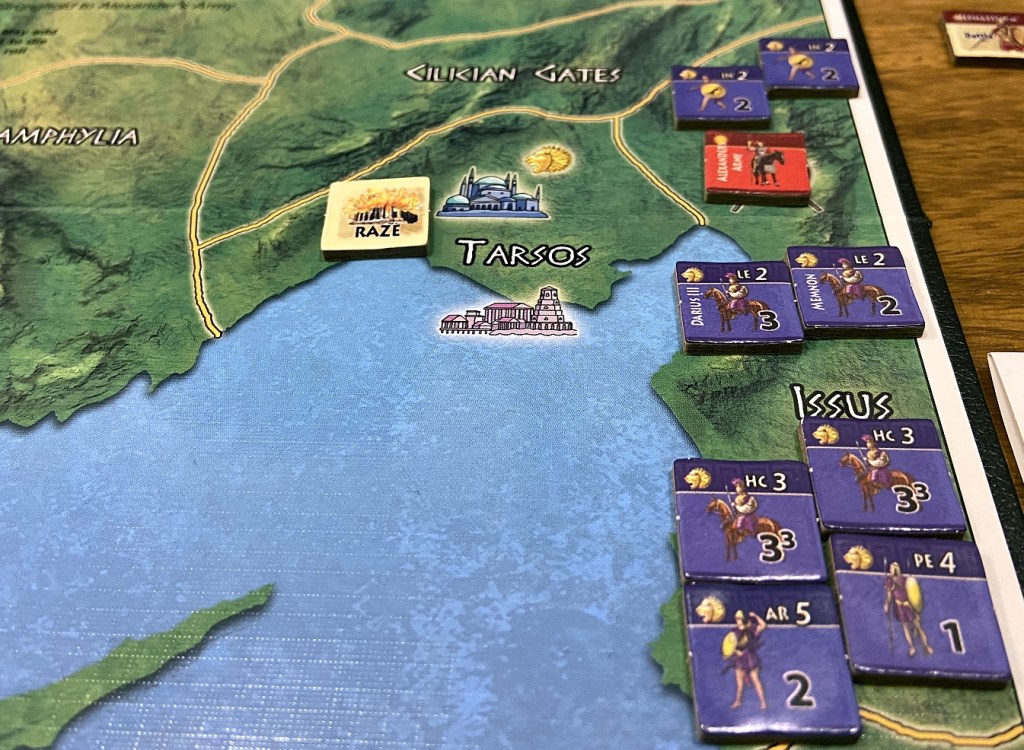 After refitting the army time for the main battle! On to the Issus!