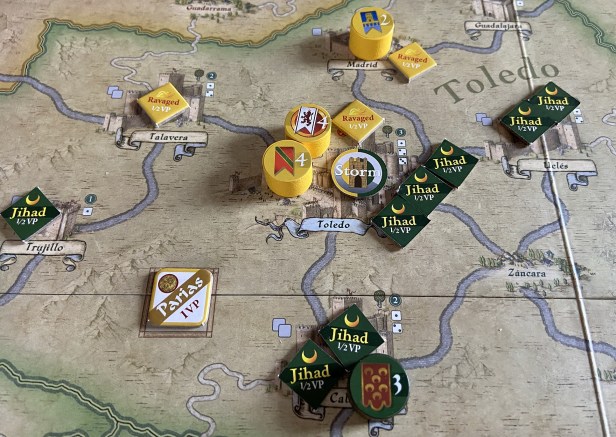 Abysmal Storm by Christian troops on Toledo.