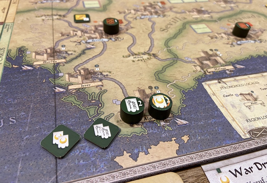 Kuba decides to bring both Africans into play. Huge forces but very difficult to feed!