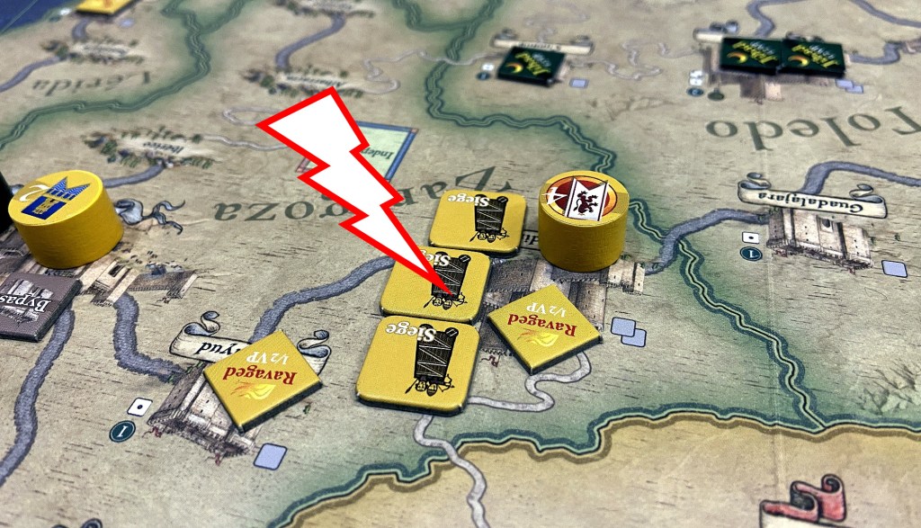 Alfonso decides to start conquering smaller Strongholds. With Success!