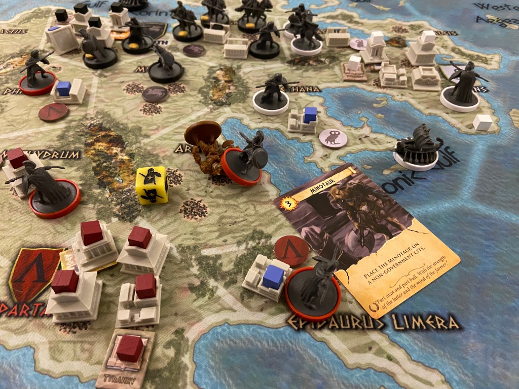 ...just as Lukasz finally dealt with the present from me :) (Minotaur)