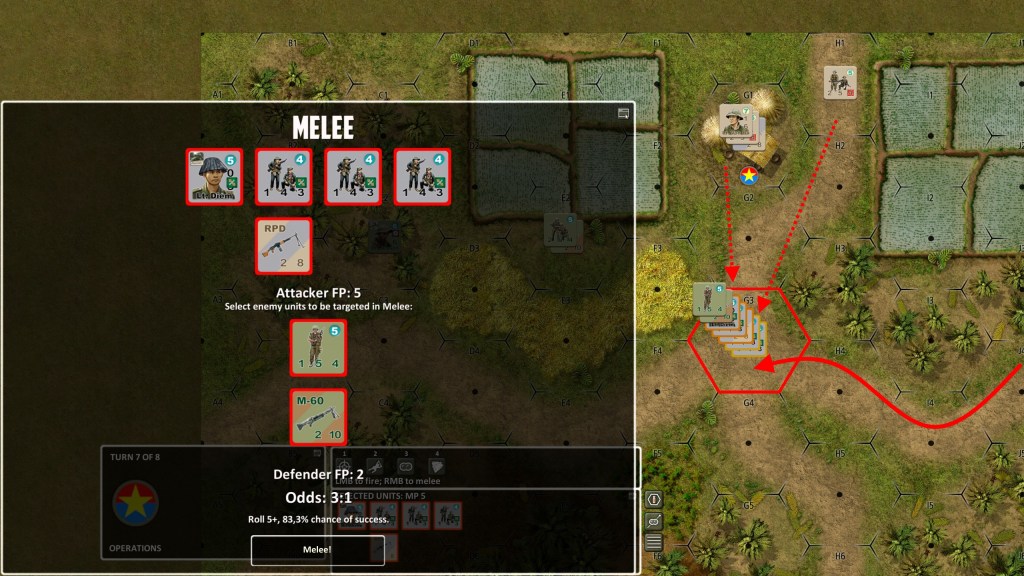 That is a true team work! First, weaken the stack with range fire and then charge in Melee!